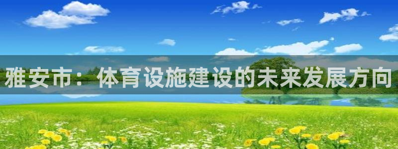 意昂5(KGAME)开户：雅安市：体育设施建设的未来