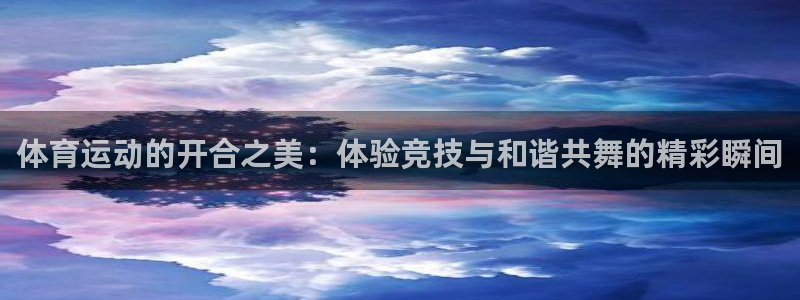 球速体育：体育运动的开合之美：体验竞技与和谐共舞的精彩瞬间
